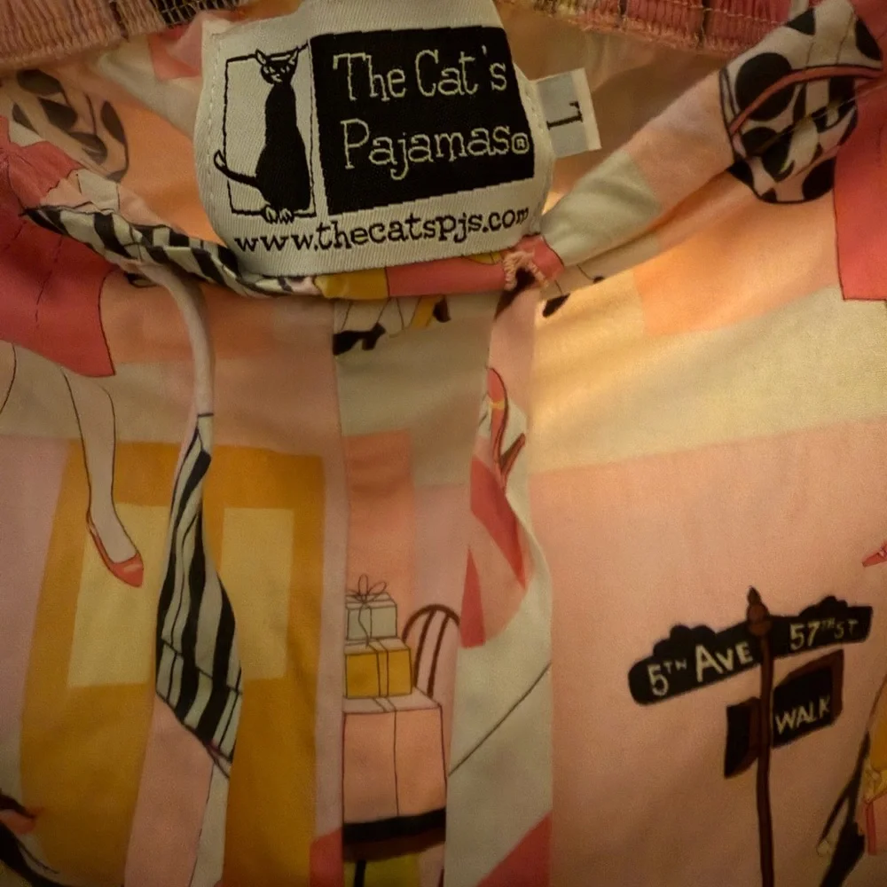 The Cat's Pajamas Parisian Print Pants - Picture 2 of 4